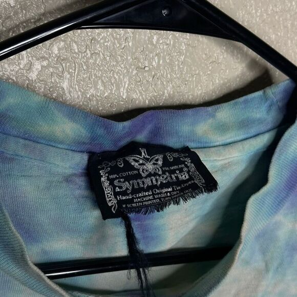 Vintage 1990 Robert Plant Led Zeppelin Tie Dye T Shirt Medium - Picture 6 of 6